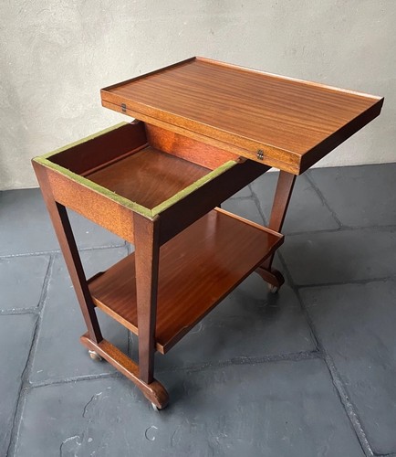 Vintage table serving trolley - vintage,