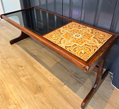 Vintage plan teak - vintage, tiled