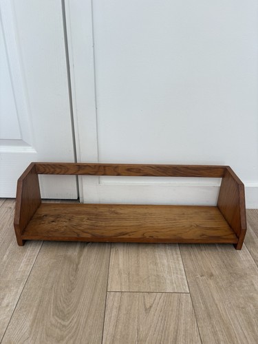 Vintage teak wall shelf mid - vintage,