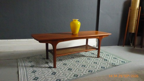 Vintage teak coffee table - vintage,