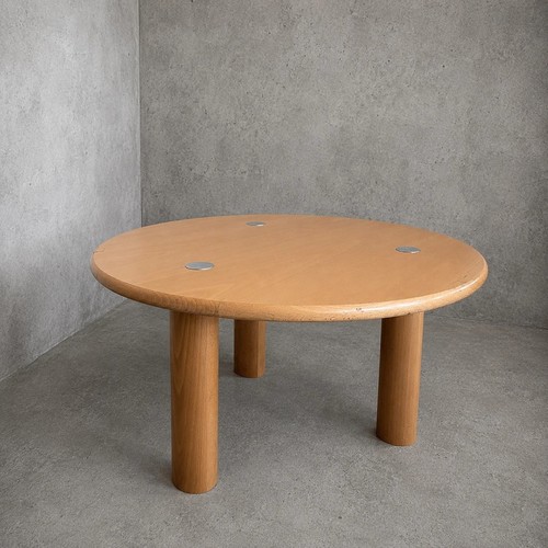 Mid century beech and - century, chrome