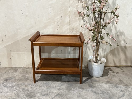 Vintage teak side end - teak,