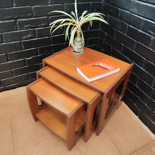 Vintage set teak nesting - set,
