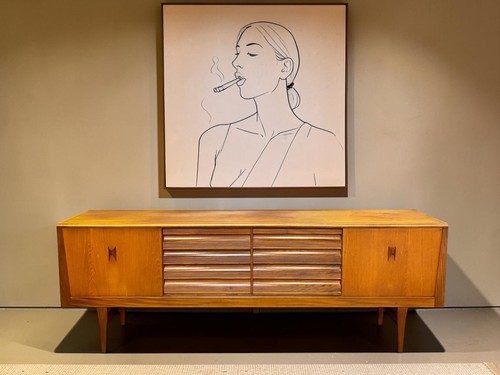 Vintage 1960s teak - teak, sideboard