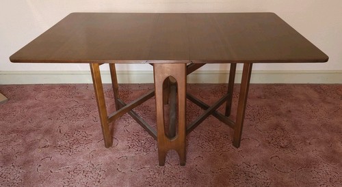 Vintage teak dropleaf table - teak,