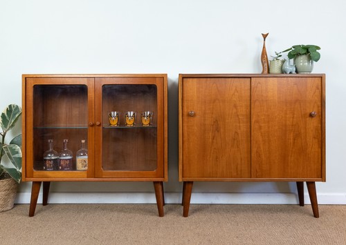 Pair refinished vintage - pair, of