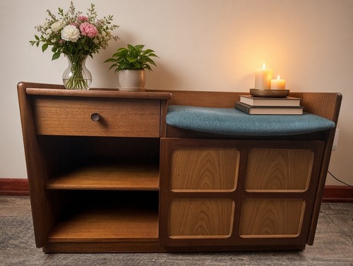 Vintage nathan teak telephone - nathan,