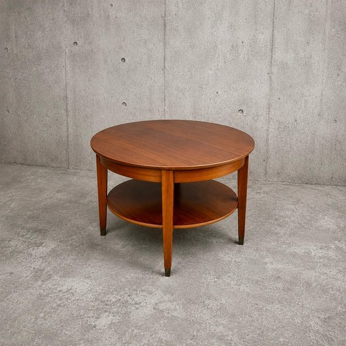 Mid century vintage round teak - mid,