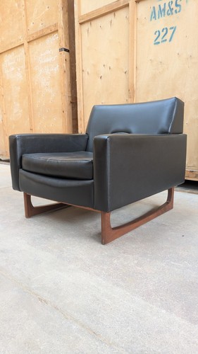 Plan quadrille armchair - quadrille, mid