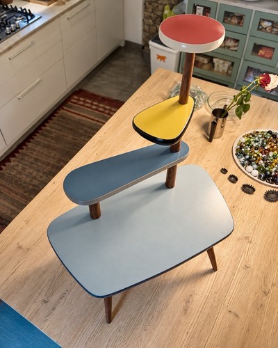 Vintage mid century multi - mid, tier