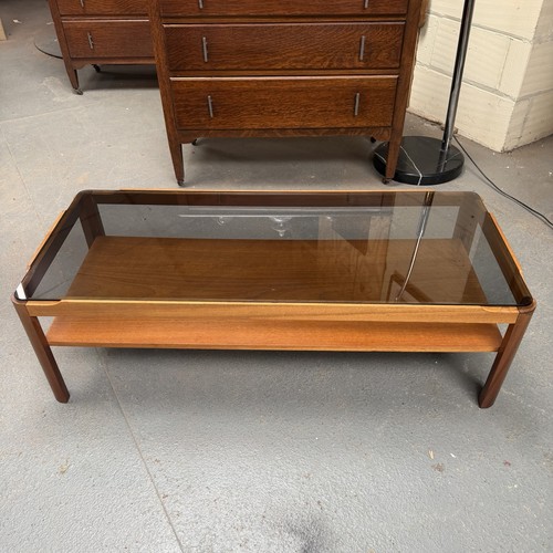 Myer teak coffee table mid - myer,