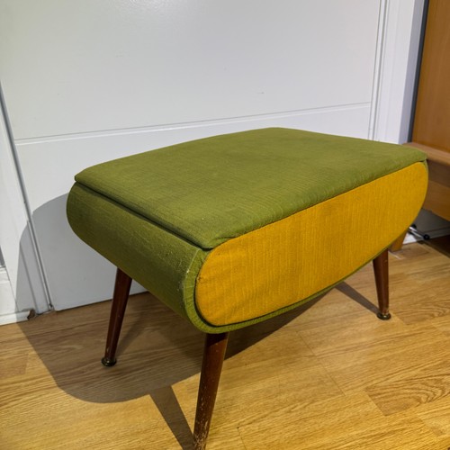 Vintage mid century ottoman - century,
