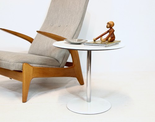 Vintage kompass side table - side,