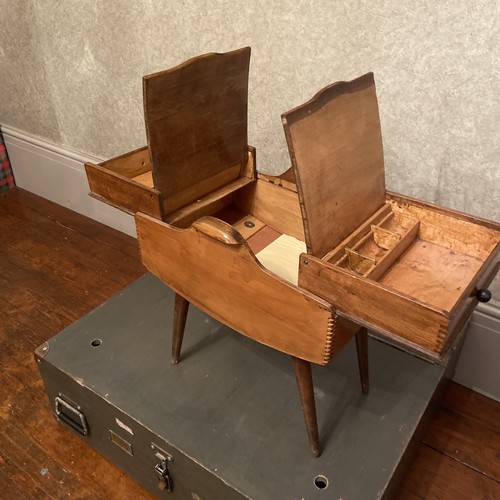 Mid century cantilever teak - cantilever,