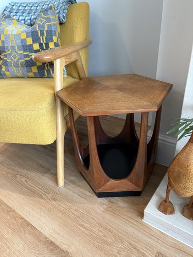 Vintage plan hexagonal teak - vintage,