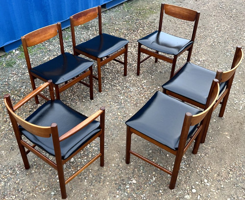 Vintage teak retro dining - retro, 6