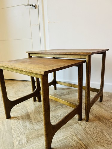 Vintage plan nesting tables - g,