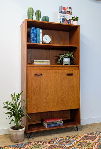Vintage plan bookcase - g,