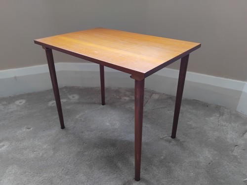 Small teak side end - teak, table