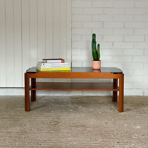 Myer teak coffee table - coffee,