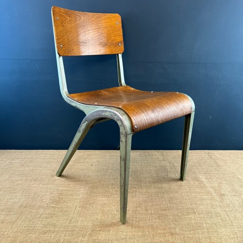 Vintage stacking school chair - stacking,